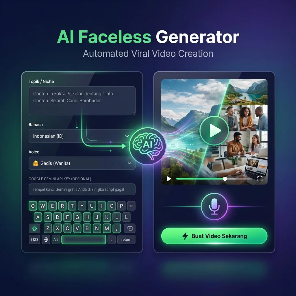 Face Less Video Generator RanzCreator Suite - Toolkit Video Lengkap untuk Content Creator